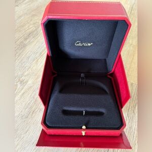 CARTIER BANGLE JEWELRY BOX W/BAG